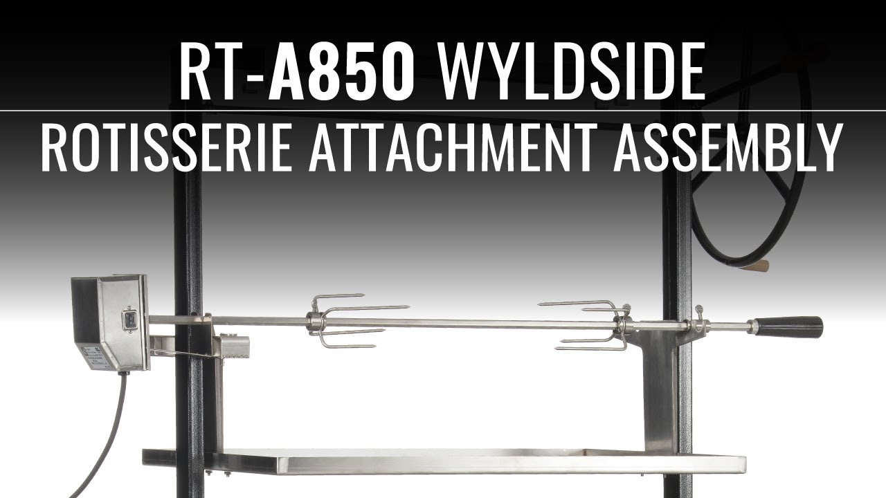 RT-A850 WyldSide Rotisserie Attachment Assembly | recteq