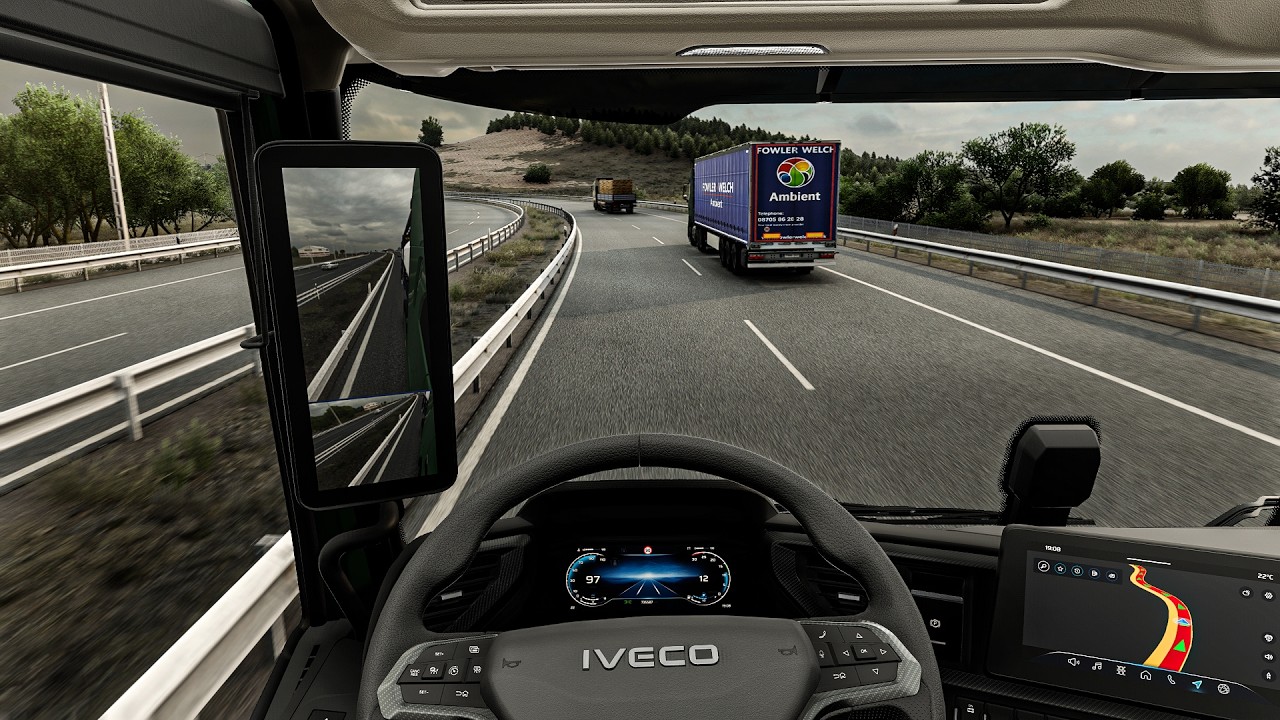 4K Realistic Ultra Graphics v1.59 IVECO | Euro Truck Simulator 2 Snowymoon Mod Full Gameplay