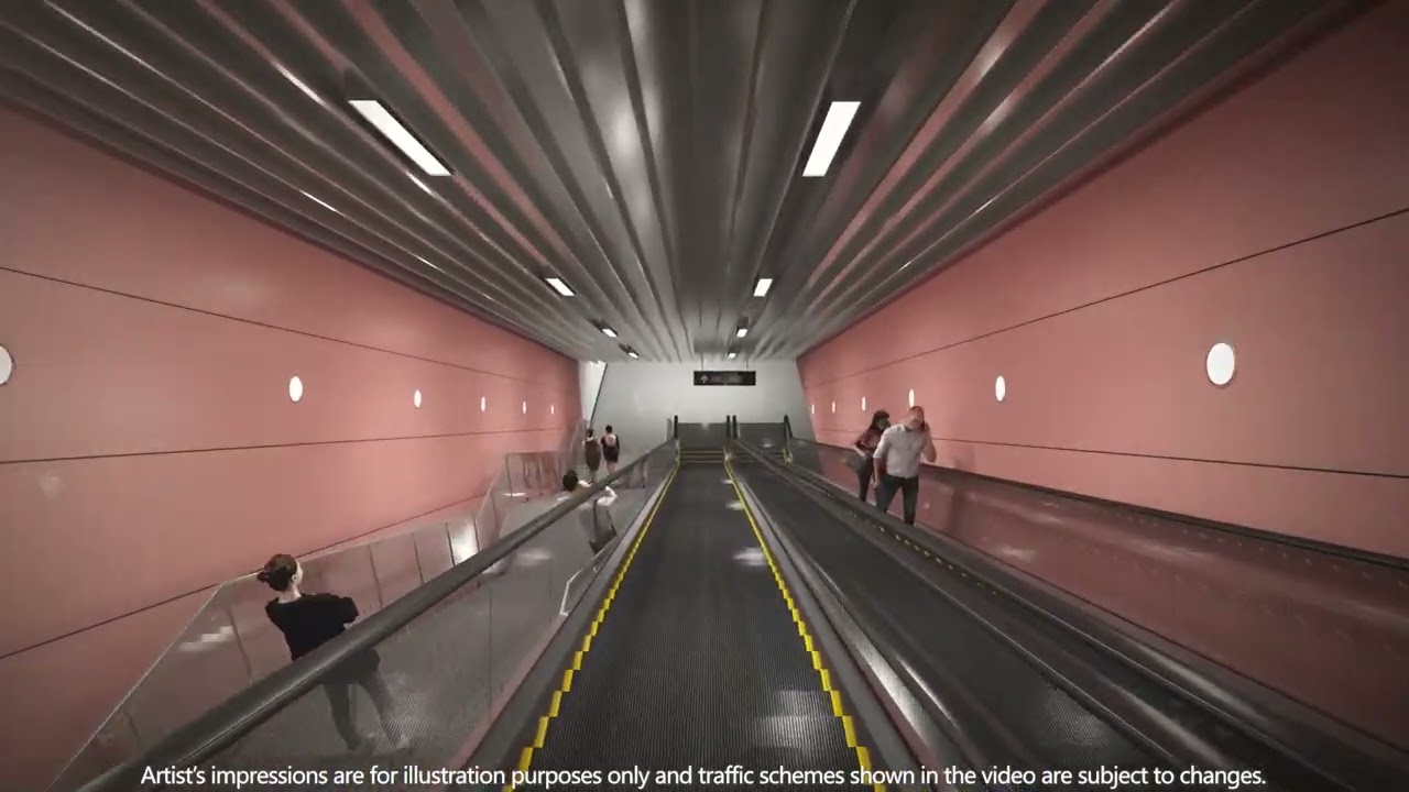 Overview of Cross Island Line 1 (#CRL1) Hougang Station