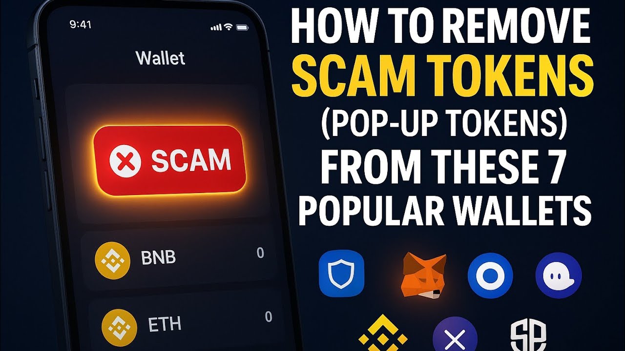 How to Remove Scam Tokens (Pop-Up Tokens) from These 7 Popular Wallets'.