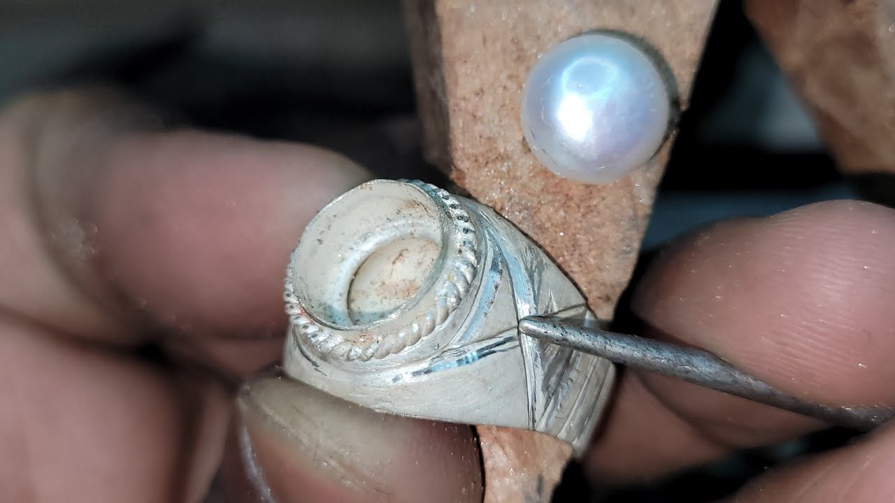 Beautiful silver ring making ! New design silver ring making
