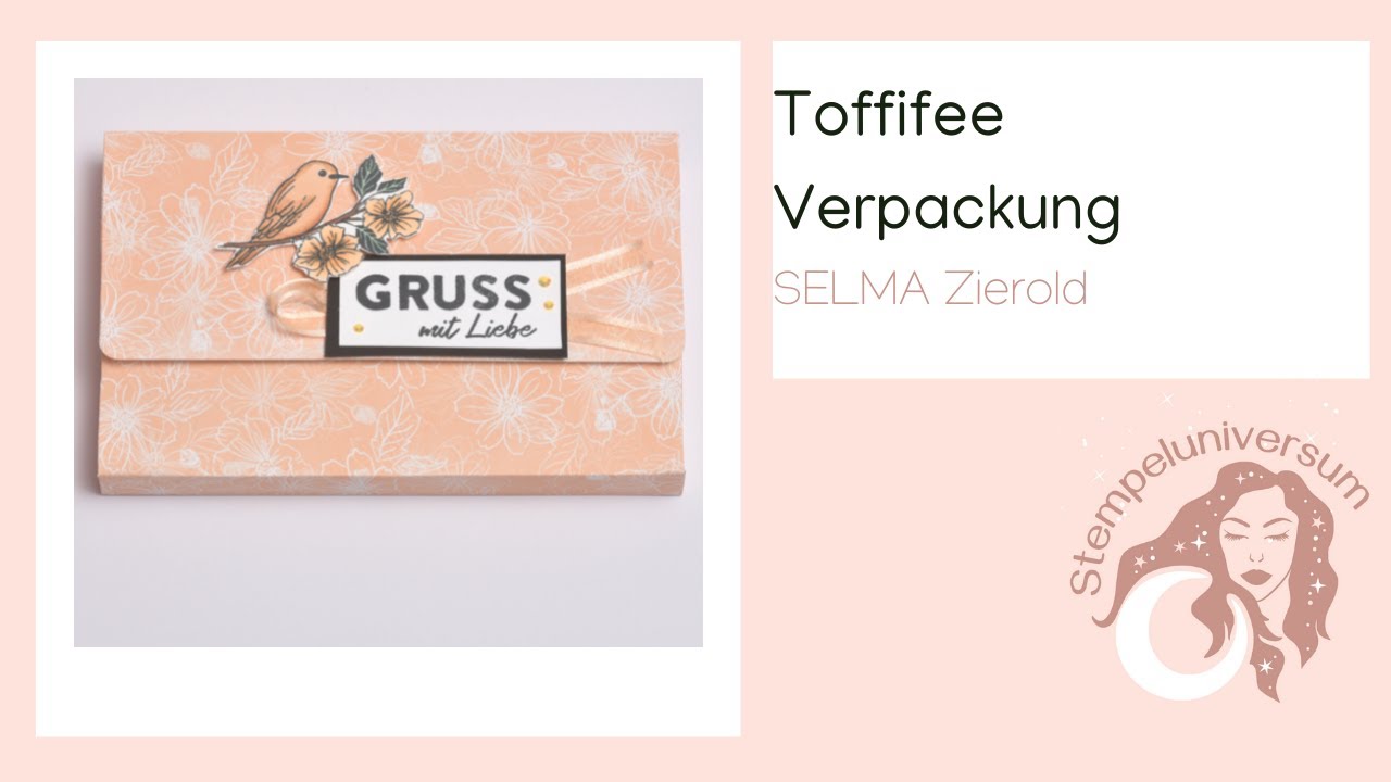 Sehr einfache Toffifee Verpackung aus 30,5 x 30,5 Bogen Designerpapier | Hübsche Grüße | Stampin Up