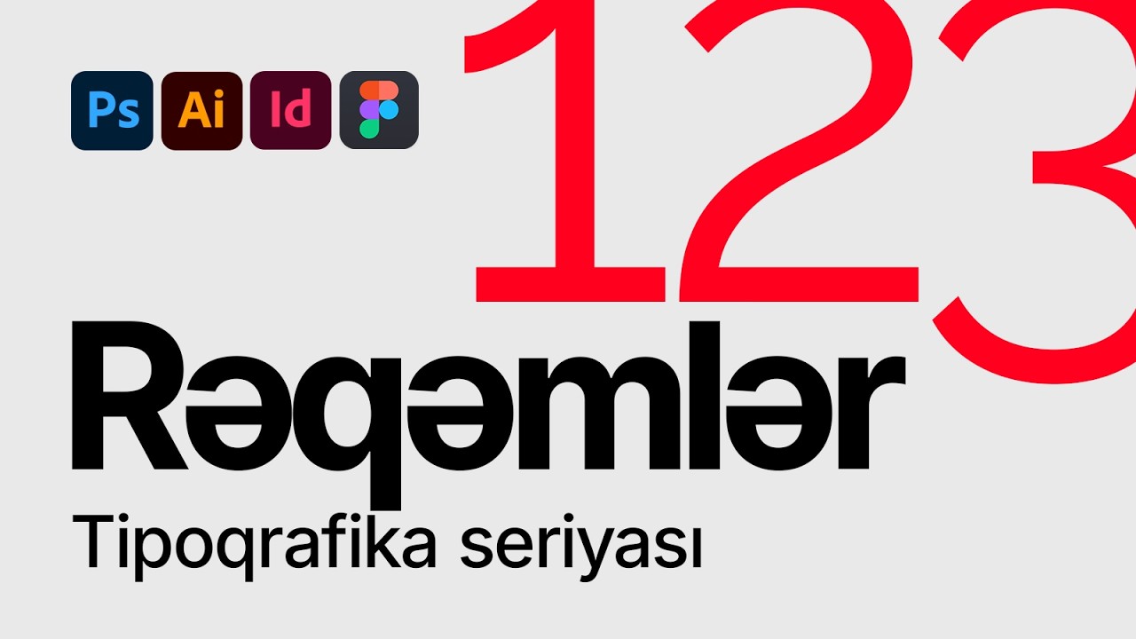 Qrafik dizaynda rəqəmlərin tipoqrafik tərtibat formaları