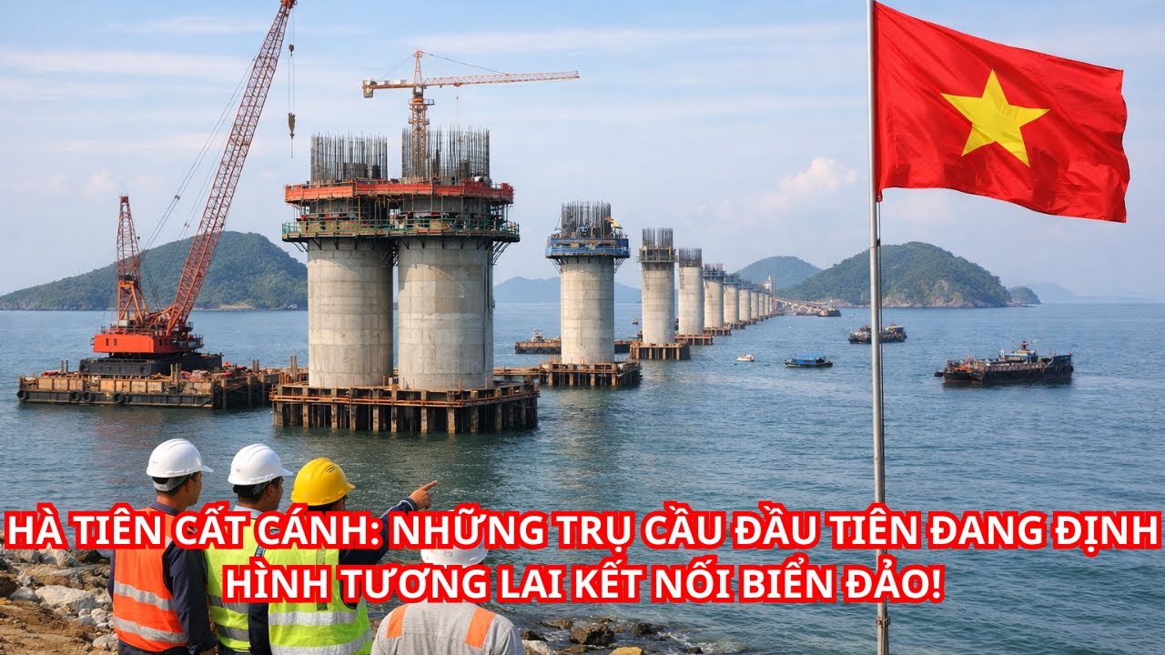 HÀ TIÊN CẤT CÁNH: NHỮNG TRỤ CẦU ĐẦU TIÊN ĐANG ĐỊNH HÌNH TƯƠNG LAI KẾT NỐI BIỂN ĐẢO!