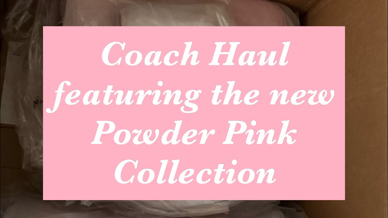 🌸Coach Powder Pink Haul!🌸