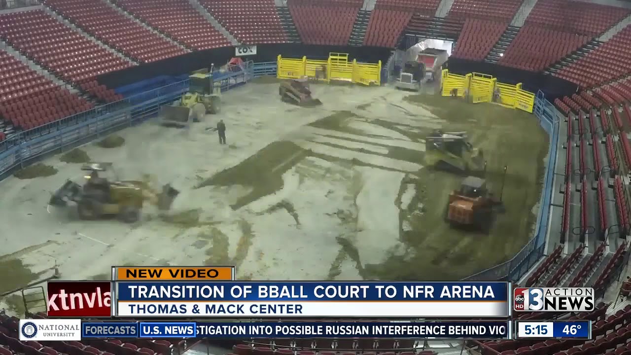 Timelapse of Thomas & Mack Center