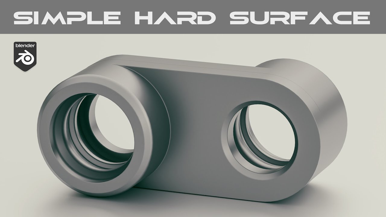 Simple Hard Surface in BLENDER (Tutorial)