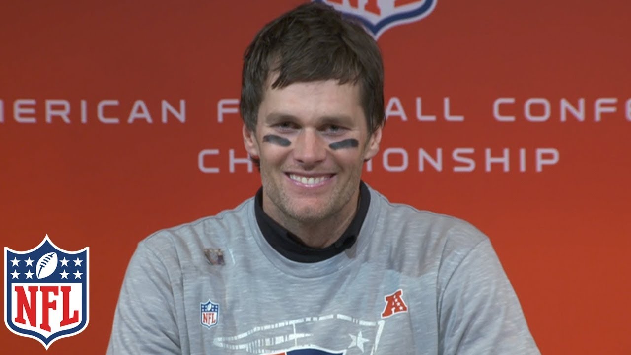 Tom Brady's AFC Championship Postgame Presser, 