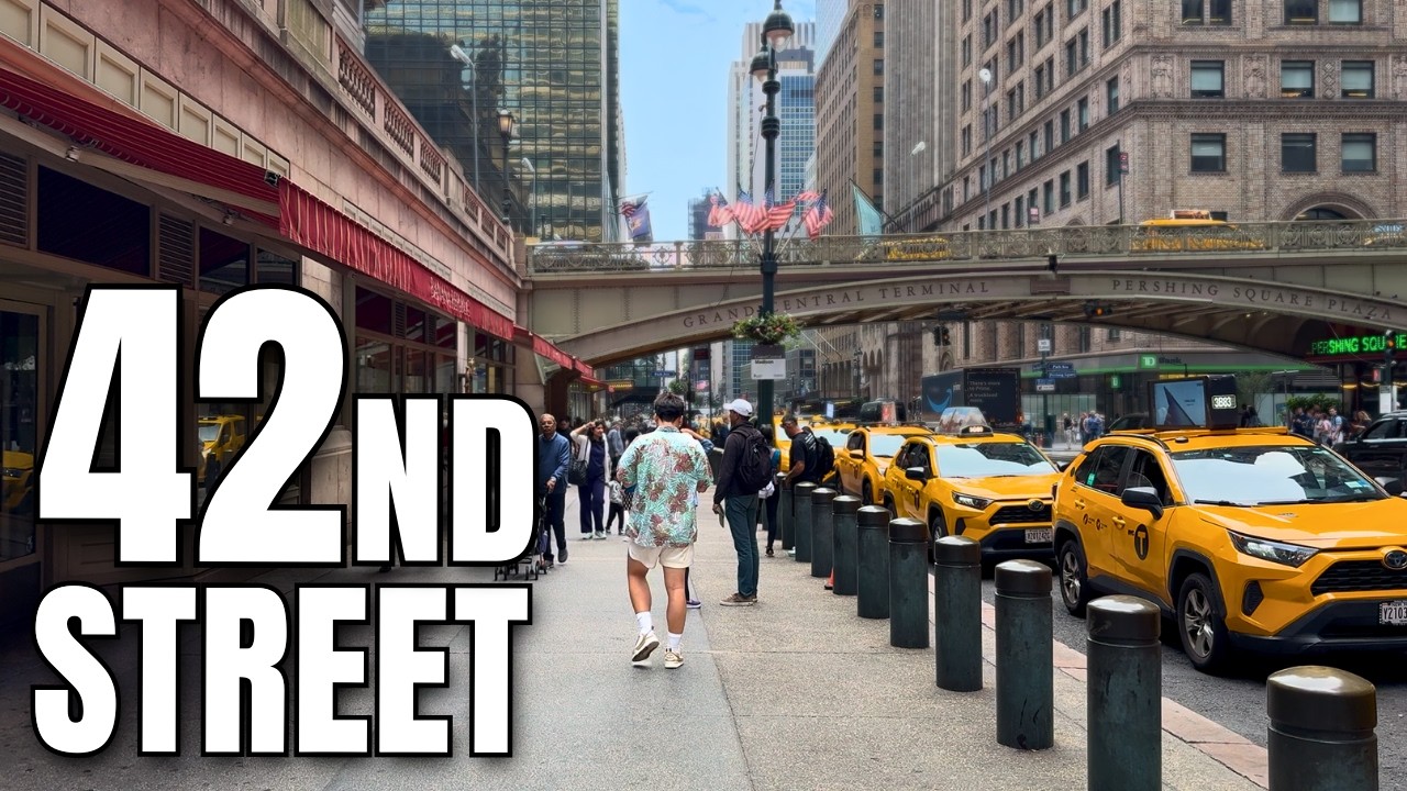 NYC’s Most Famous Street—Would You Walk It? | 42nd Street Tour 4K
