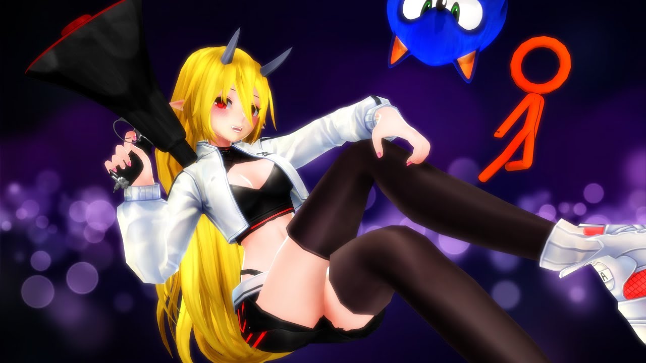 【MMD x OC x SONIC x Stick Figures】Giga - CH4NGE