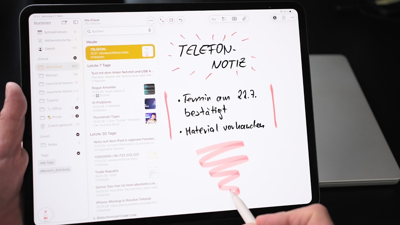 Apple Notizen iPad: 12 Tipps, die kaum wer kennt - ich nutze sie jeden Tag!