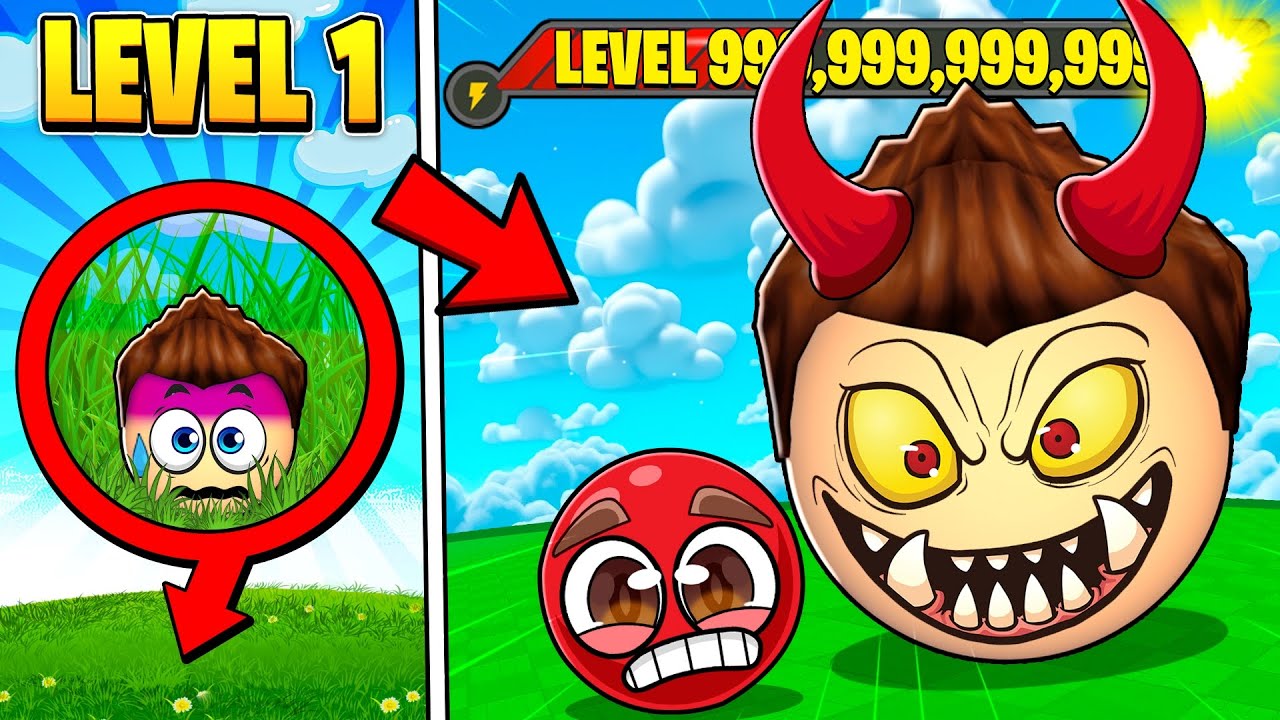 BECOMING THE BIGGEST BALL TO EAT EVERYONE IN ROBLOX