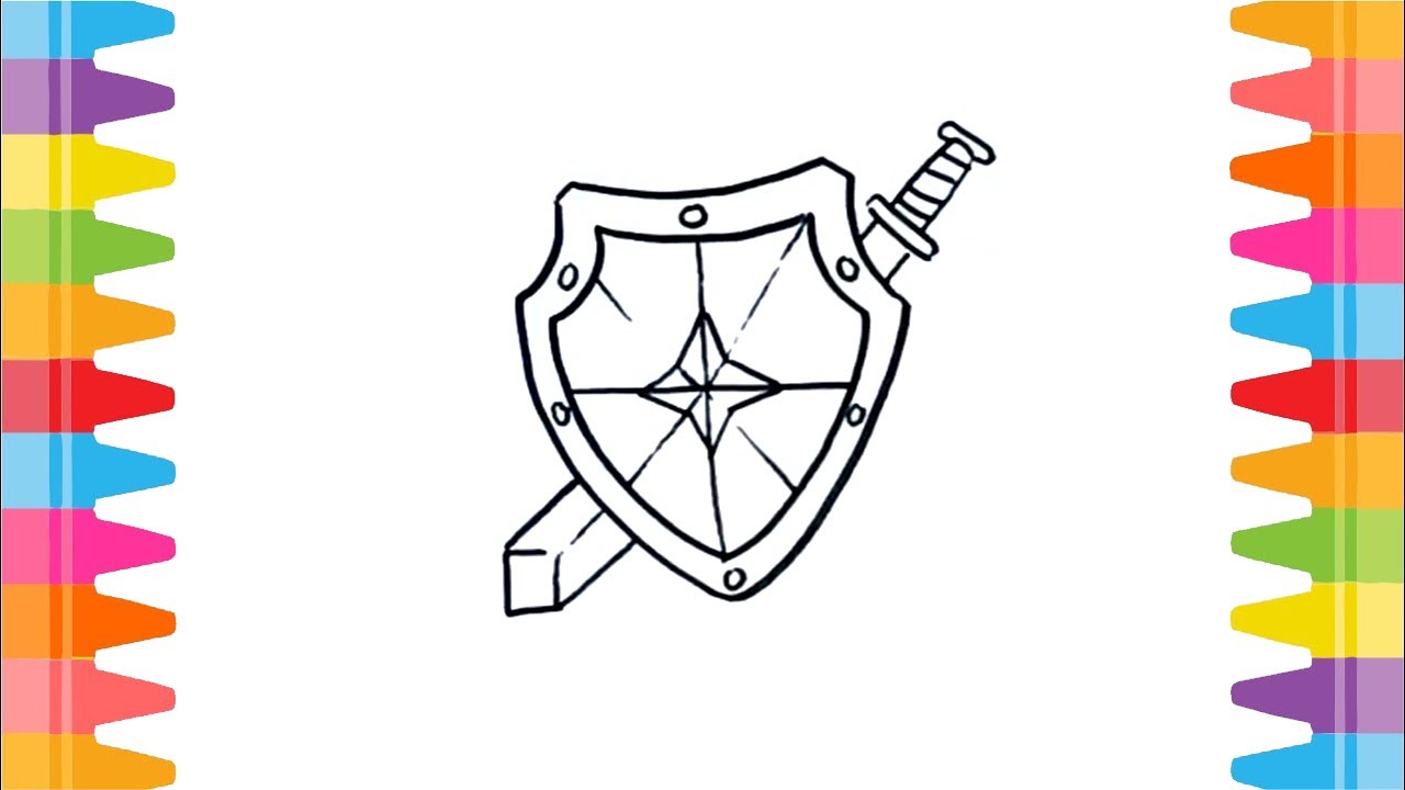 How to Draw Shield Step by Step