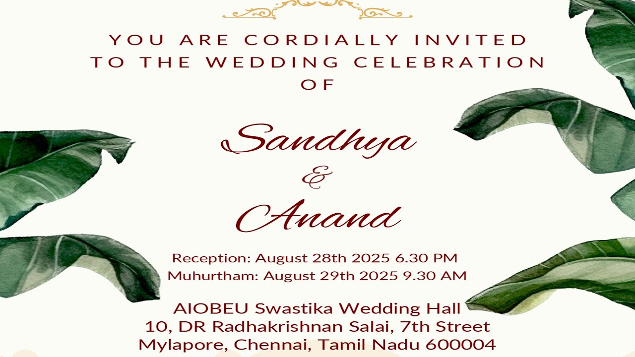 Sandhya & Anand