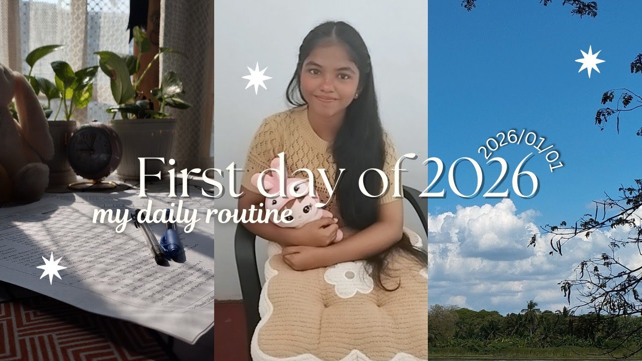 අලුත් අවුරුද්දේ පළවෙනි දවස🌼🍃|slice of my life💗✨| productive study vlog 📖📑 sinhala study vlog 🇱🇰