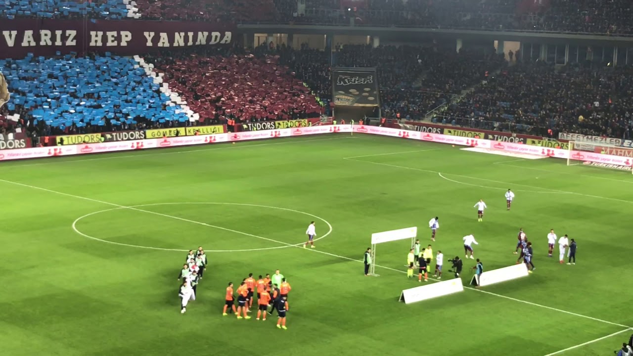 Trabzonspor 2 - 4 Başakşehir - Çifte Koreografi - Gol Anonsları - #Trabzonspor #Vira