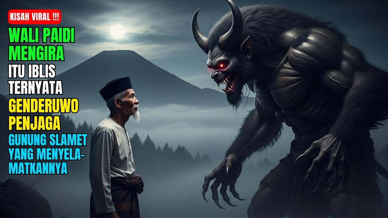 HEBOH ‼️ Wali Paidi Mengira Itu Iblis Ternyata Genderuwo Penjaga Gunung Slamet yang Menyelamatkannya