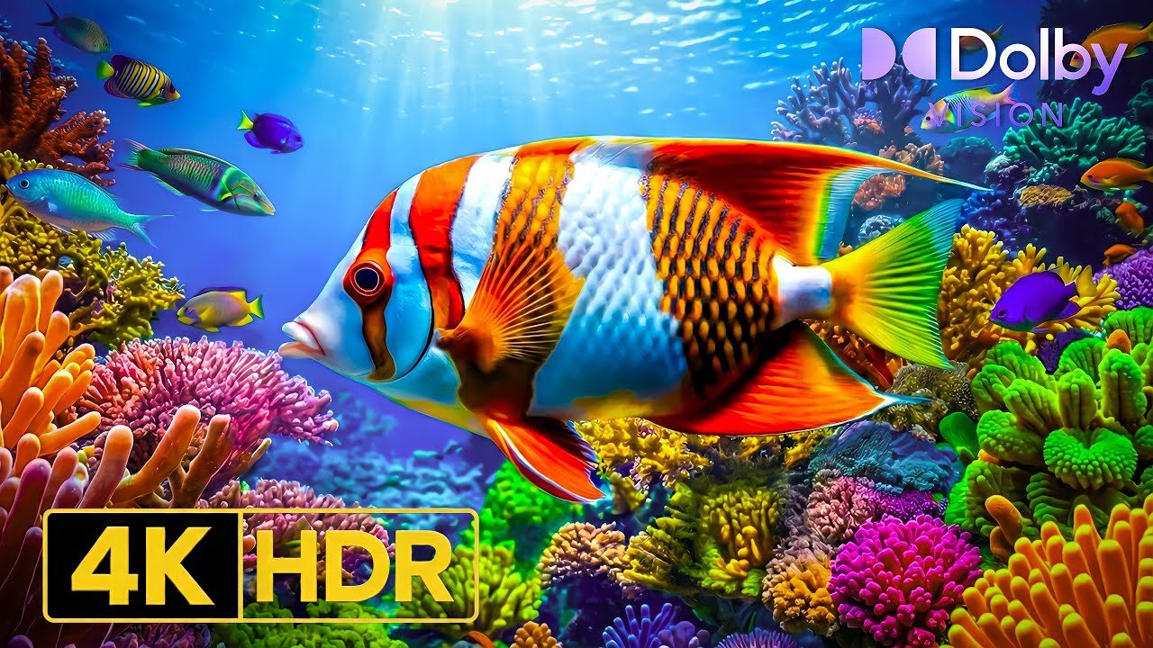 Under the Sea 8K HDR 🌊 | A Peaceful Journey Through Marine Life