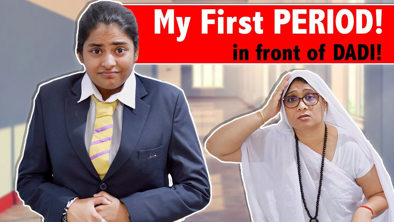 MY FIRST PERIOD IN FRONT OF DADI | Emotional Short film l Motivational Short Movie | Ayu And Anu