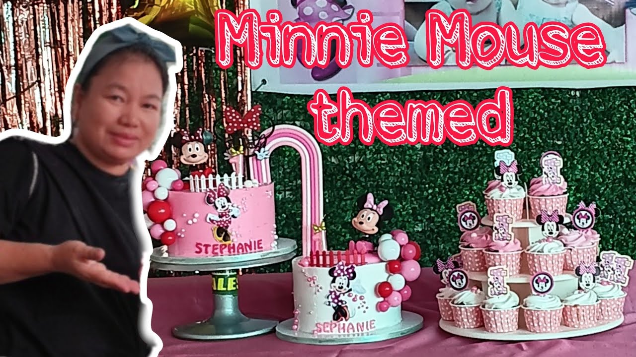 Minnie Mouse twin cake  #minniemouse #minniemousethemedcake #twincake
