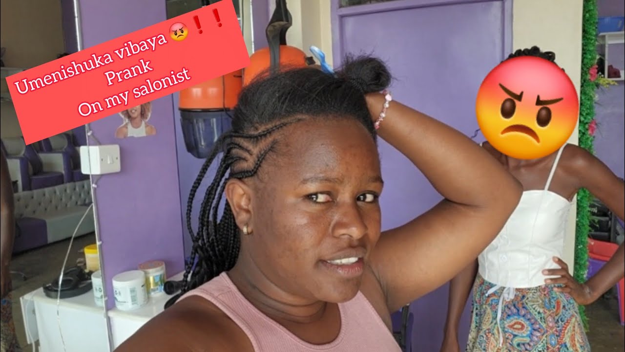 BAD HAIR SERVICE  PRANK (She almost cried)😭