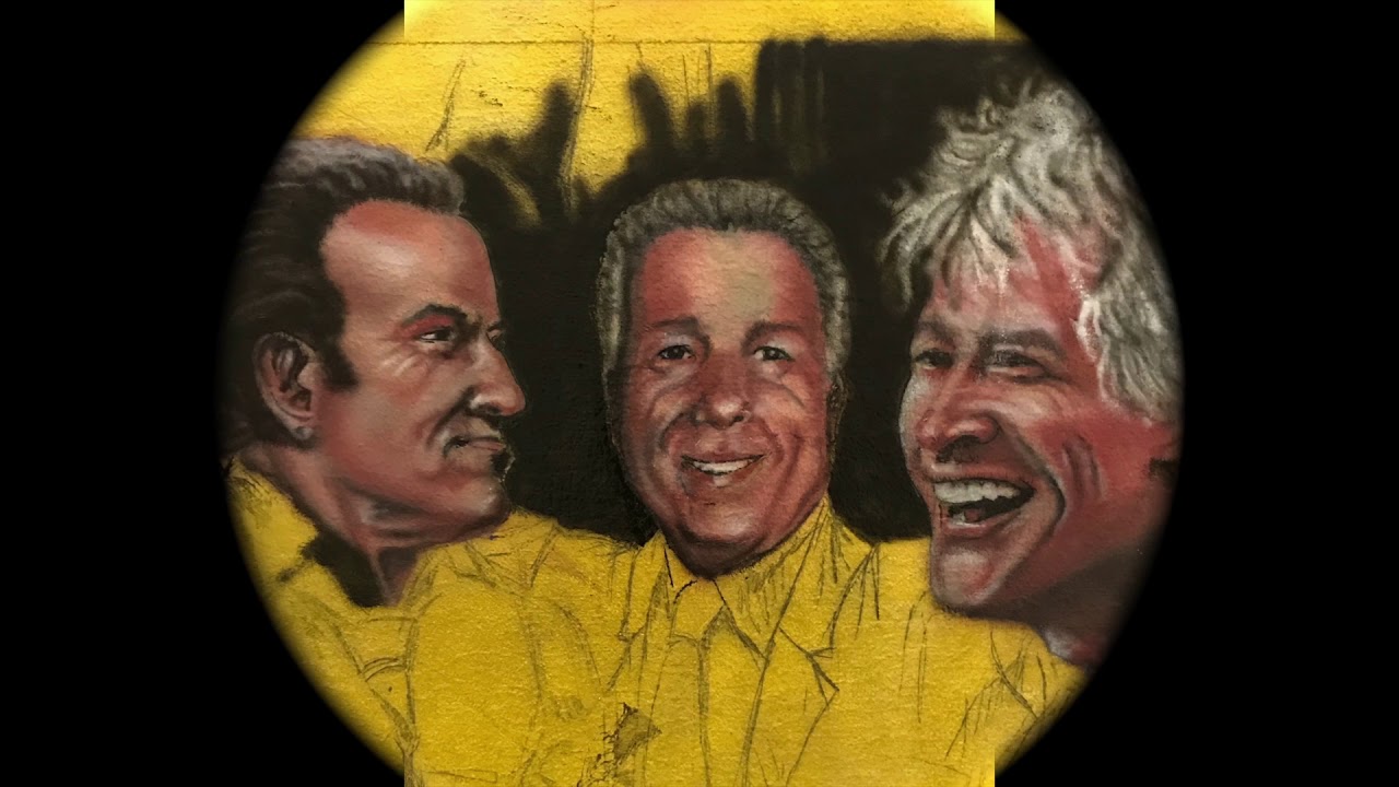 Airbrushing the Backstage Cafe at Mohegan Sun