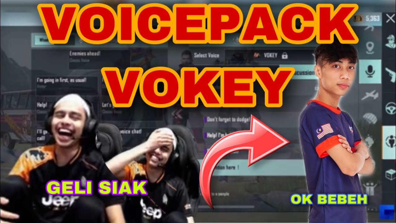🔴”INI REACTION IRONPRO VOICEPACK BARU VOKEY!!