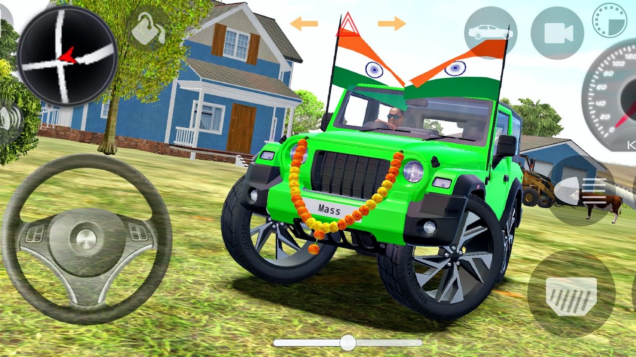 Modified Mahindra Thar😈Games:Indian Green Thar (Gadi Wala Games) Car Game Android Game - #2025