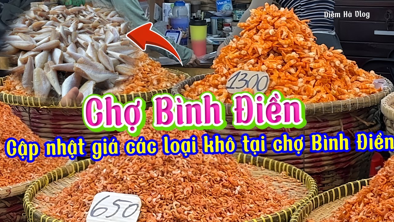 Cập nhật giá các loại khô tại chợ Bình Điền - khu chợ sỉ lớn nhất miền Nam #ĐiChợTết #Tết2026 