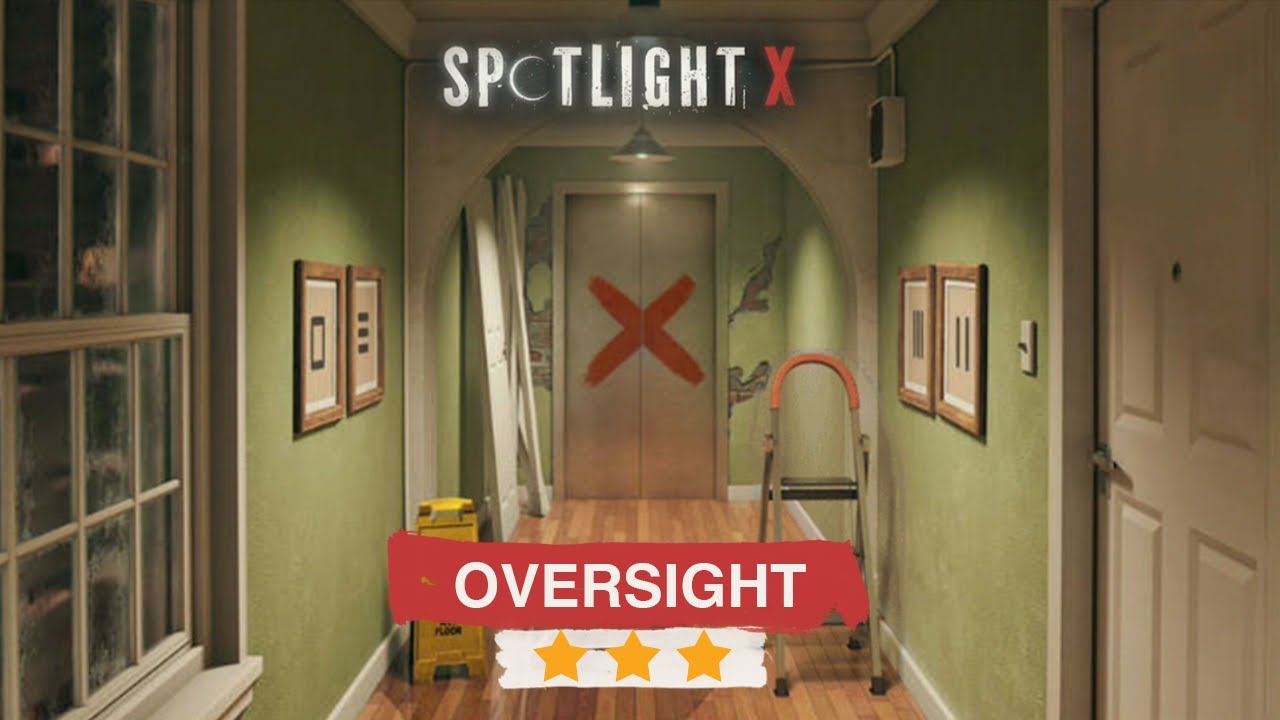 spotlight x room escape chapter 1 oversight walkthrough