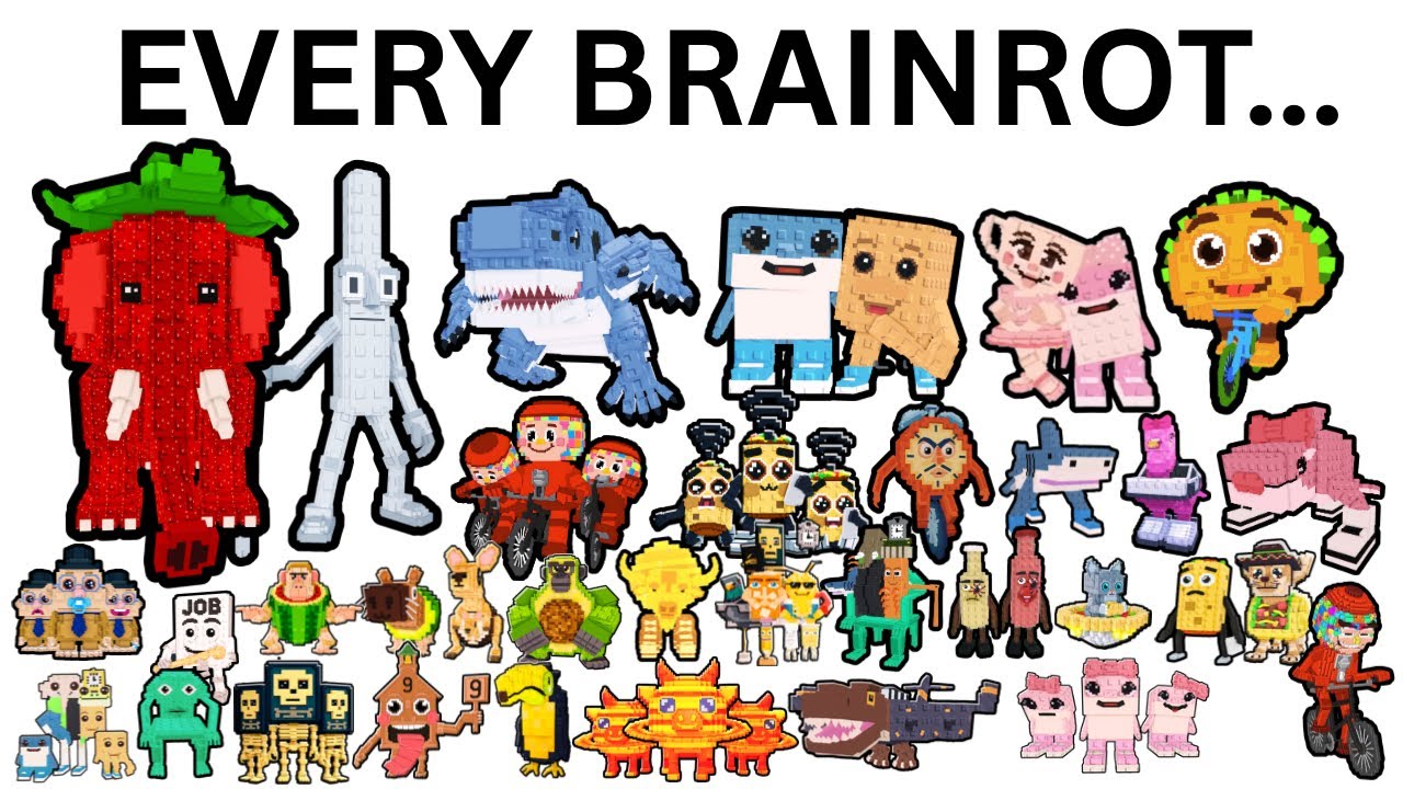 EVERY BRAINROT IN STEAL A BRAINROT MEETS EACHTOTHER… (Meme) 