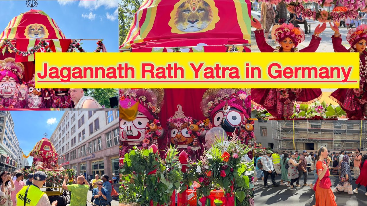 Jagannath Rath Yatra in Germany 2024  🛕🇩🇪| ಜರ್ಮನಿಯಲ್ಲಿ ಜಗನ್ನಾಥ ರಥಯಾತ್ರೆ| ISKCON Devotees In Germany
