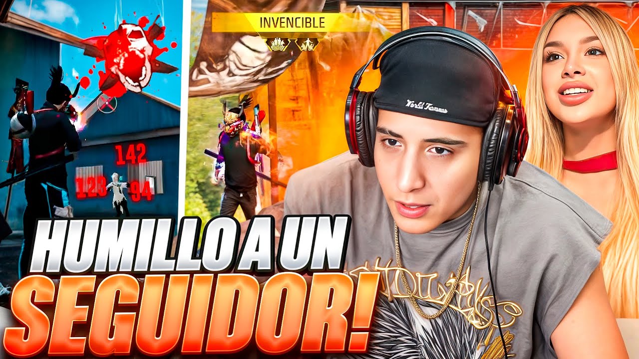HUMILL&Eacute; A UN SEGUIDOR EN UN PVP EN FREE FIRE 🥵| MEJORES MOMENTOS | MR STIVEN
