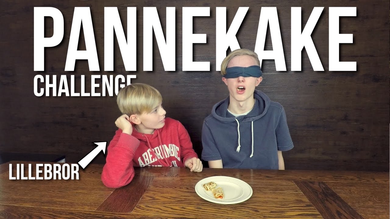 SENNEP PÅ PANNEKAKE? - Pannekake Challenge w/ Broren min