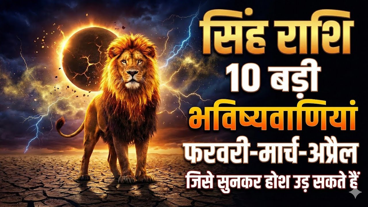 सिंह राशि: अगले 3 महीने की 10 बड़ी भविष्यवाणी 😱 जिसे सुनकर आपके होश उड़ सकते हैं | Singh Rashifal