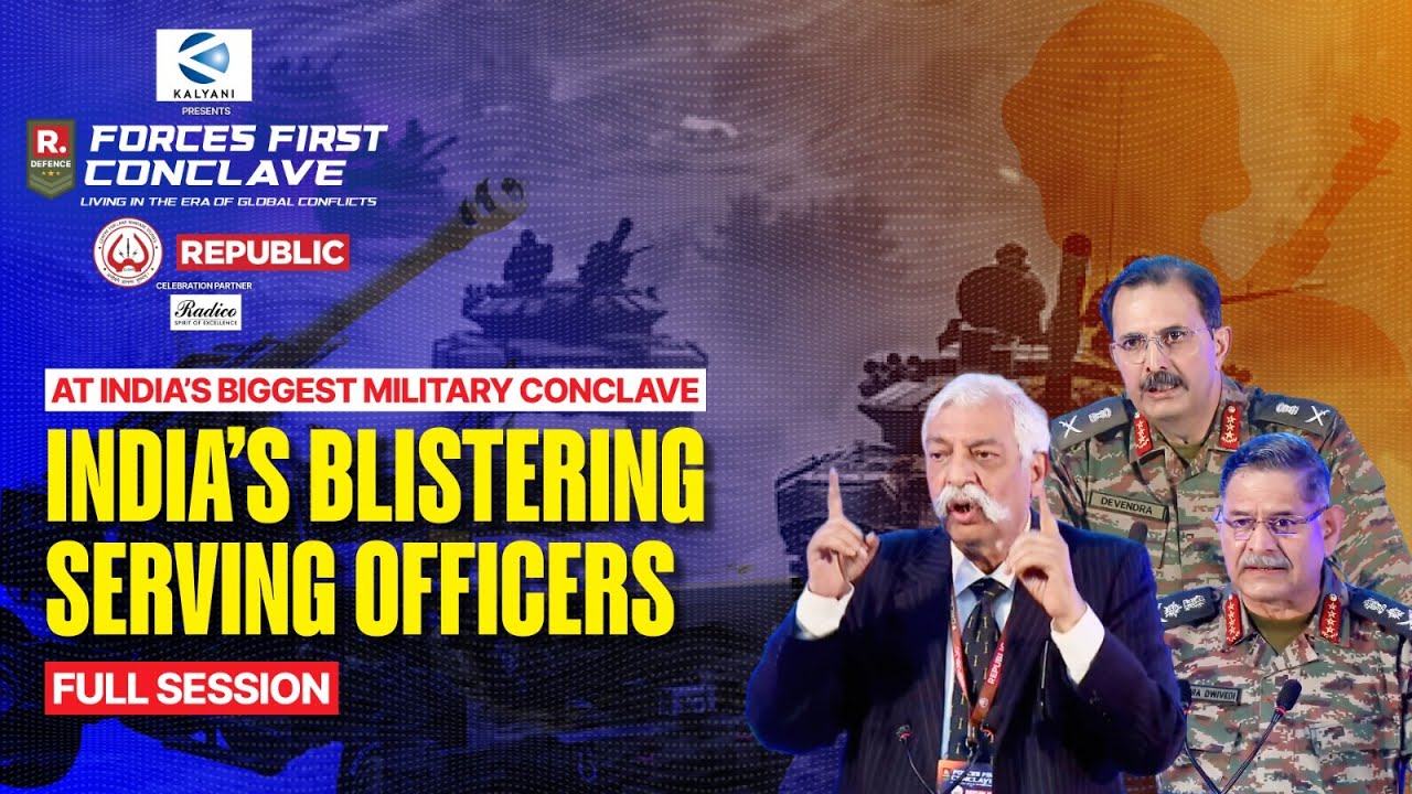 India’s Blistering Serving Officers At India’s Biggest Military Conclave I Forces First Conclave