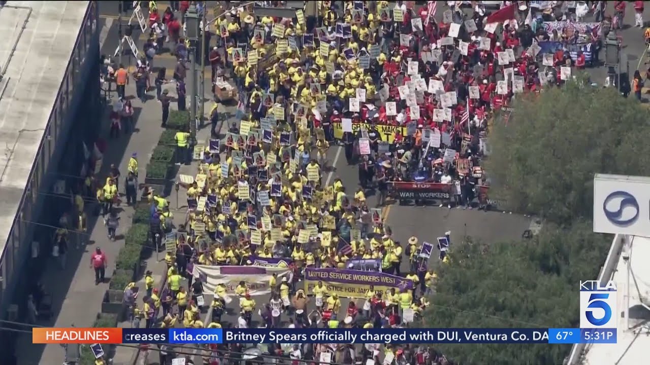 May Day rallies and protests held Friday across Southern California