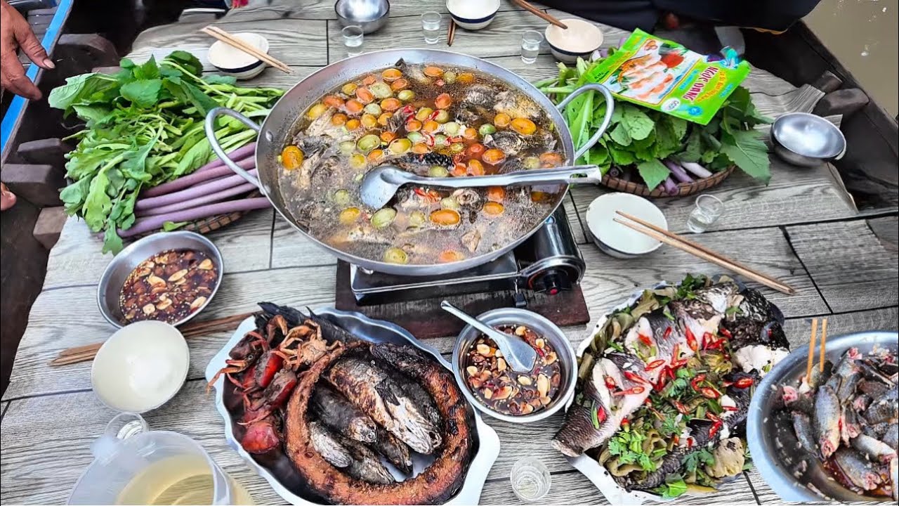 Anh Toàn Dỡ Xà Di Trúng Đậm Làm Món Cá Rô Đồng Kho Cà Chua, Cá Lóc Hấp Dưa Cải Nhậu 