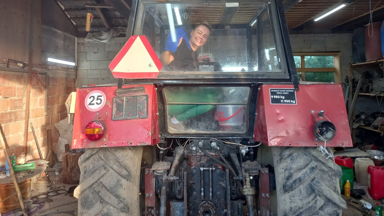 Zetor crystal 8045 výmena diferáku a GO potrebných veci 🙂  Jedno prekvapenie po oprave 😃