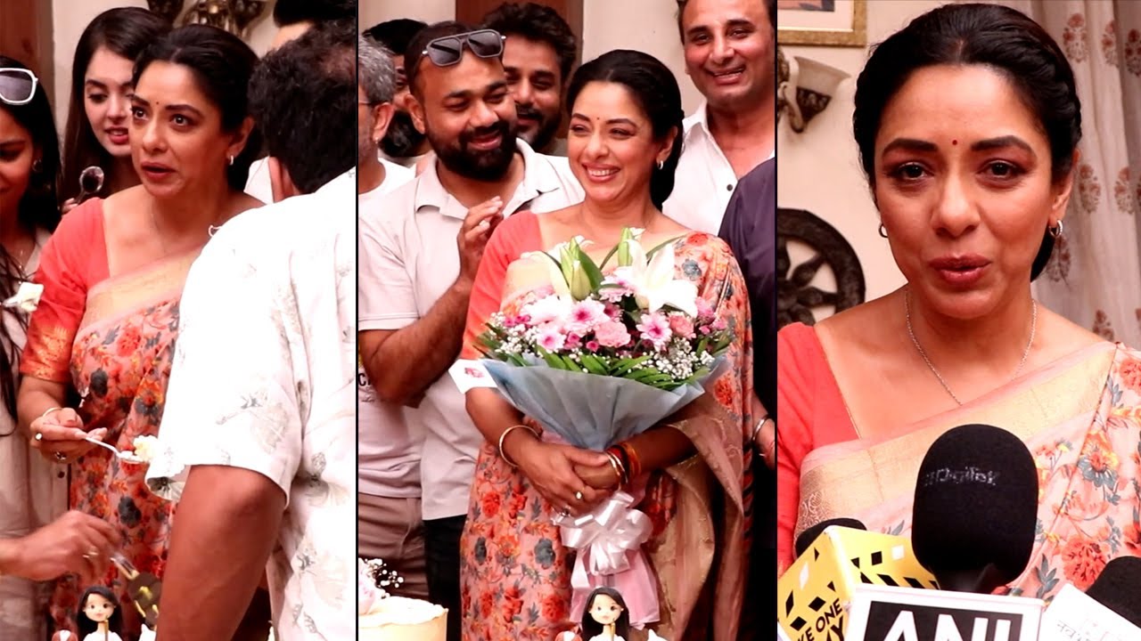 Rupali Ganguly Celebrate Her Birthday On The Sets Of #Anupamaa  | MS shorts MS Bollywood
