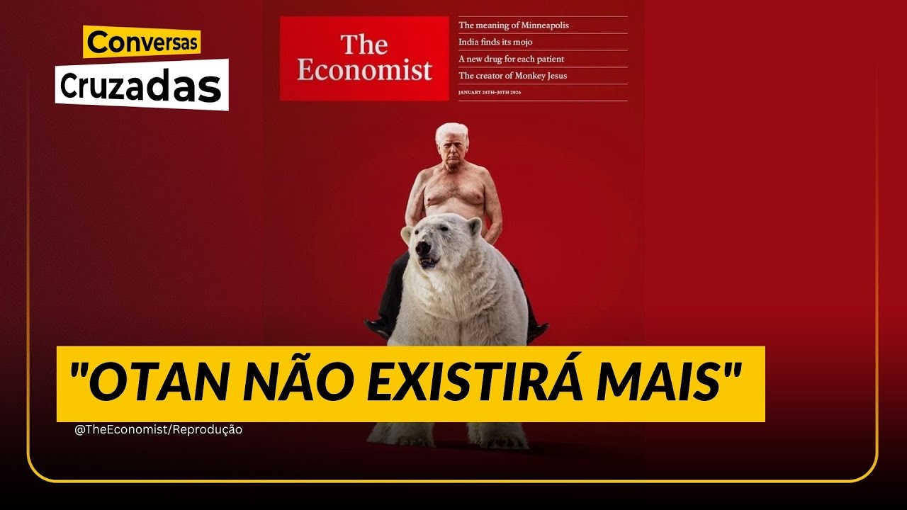 TRUMP montado em URSO POLAR? The Economist faz montagem SEM CAMISA estilo Putin | Conversas Cruzadas