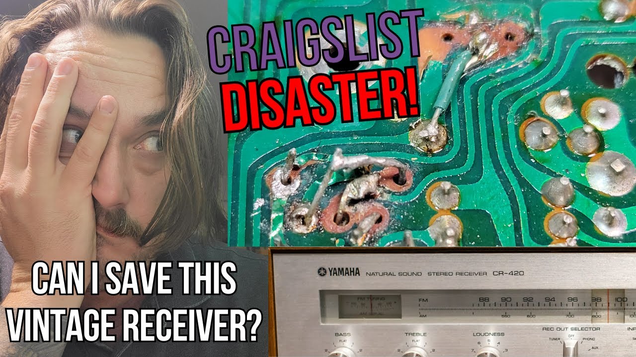 Craigslist Disaster! Can I save this vintage receiver?