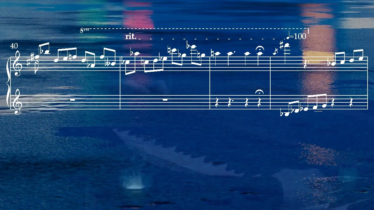 Ascending Major Sixth - Foreground-Background by Christine Donkin (with score)