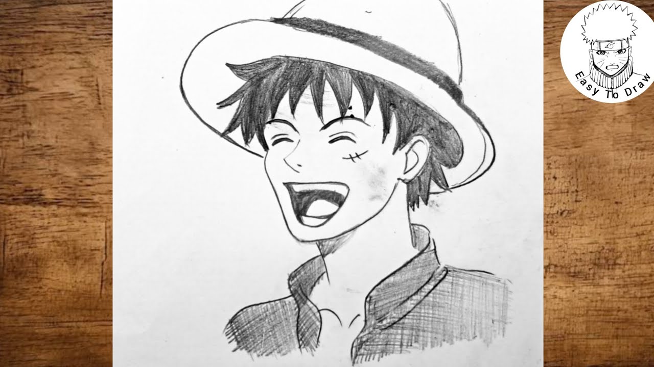 How to draw Monkey D. Luffy’s iconic smile! 🏴‍☠️ 