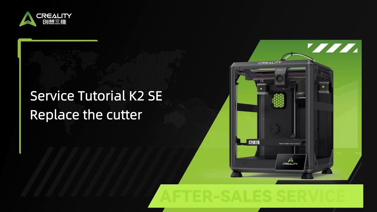 Service Tutorial K2 SE Replace the cutter