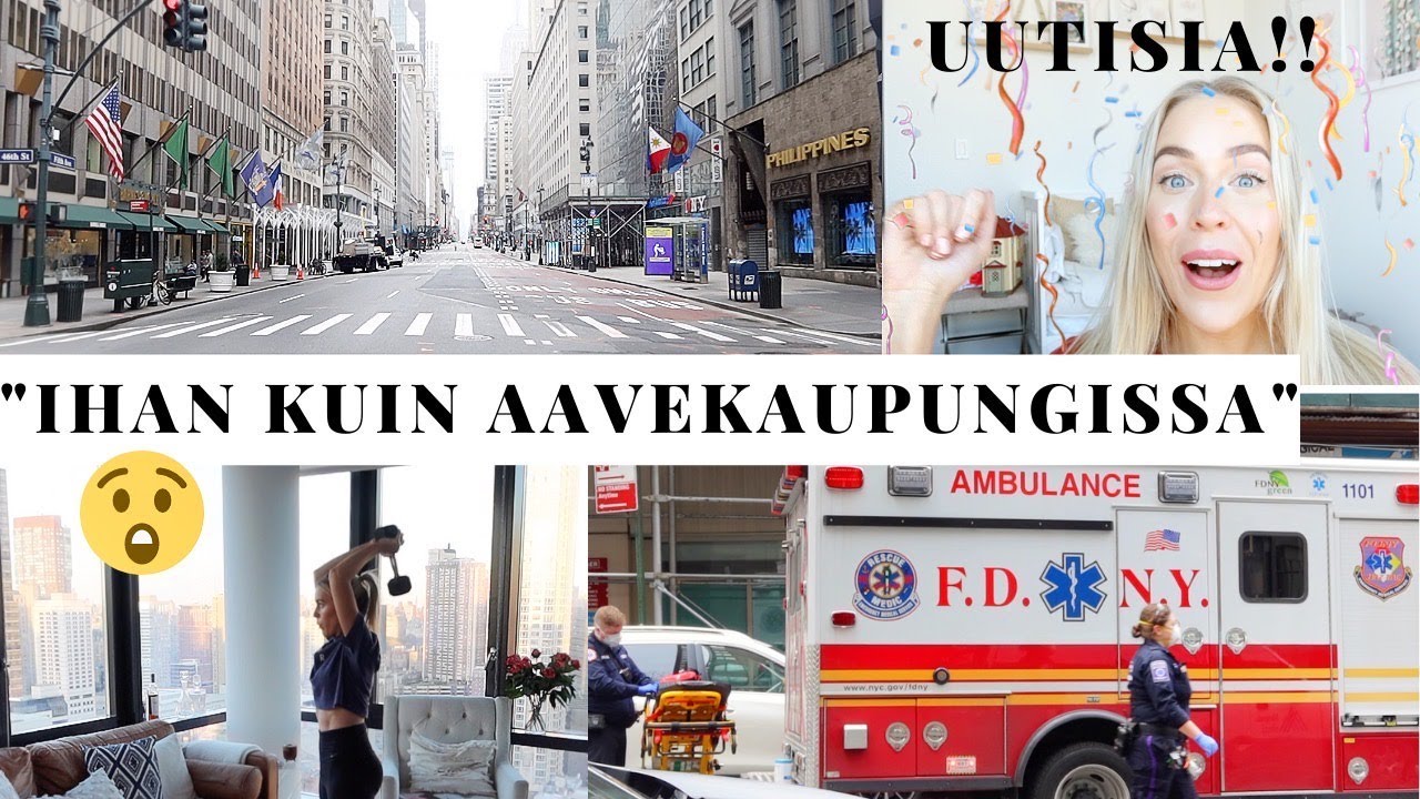 Minkälaista on asua NYC:issä pahimpana korona-aikana? +ISOJA UUTISIA! | KARANTEENI MY DAY