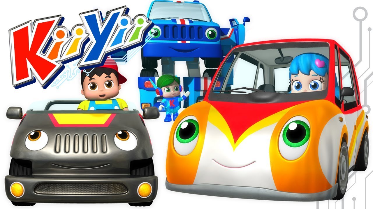 Driving In My Car Song | Nursery Rhymes And Kids Songs - By KiiYii! | ABCs and 123s
