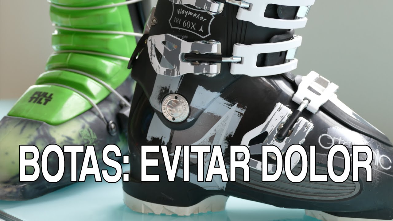 ¿Por qué hacen daño las botas de esquí?