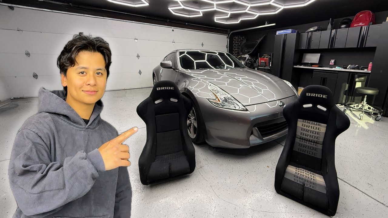 370Z FIRST MOD! MOTORIZED Bride Seats WITH Seat Warmers ONLY $60?!