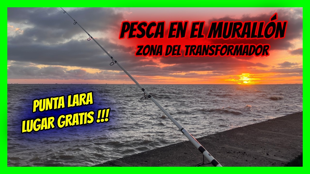 🔴  PESCA EN EL MURALLÓN  🟡  ZONA DEL TRANSFORMADOR  🟢 LUGAR GRATIS